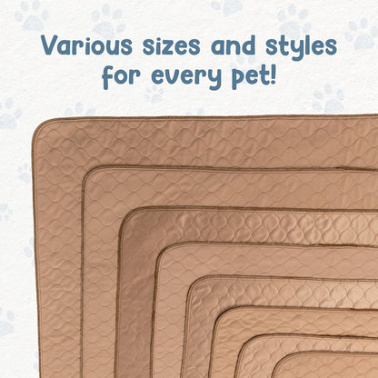 Premium Reusable Dog Pee Pads, Washable Waterproof Mat 60" x 60", Single Pack